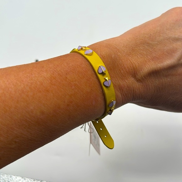 Kate Spade Yellow Bracelet with Lilac Spade Studs main image 4
